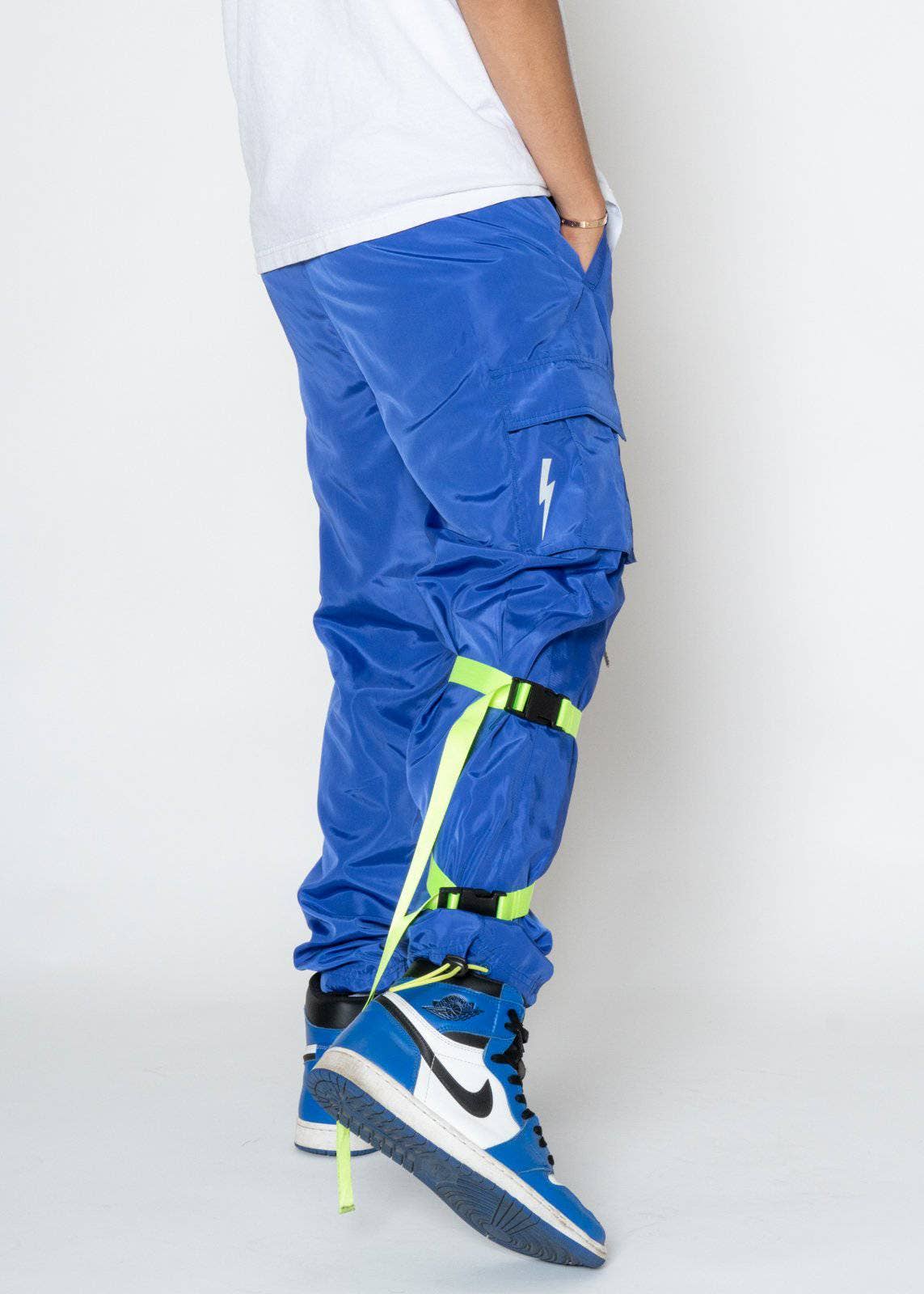 Robin K – wholesale Pants – Men's – Blank State Men's Swishy Utility Cargo Pants in Royal Blue1