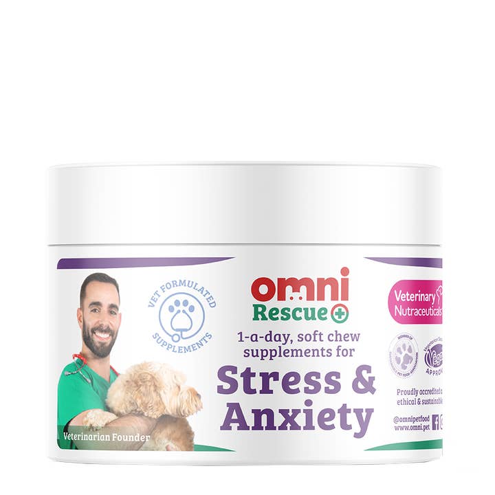 Omni – wholesale Pet supplement – Dog – Omni Rescue - ‘Stress & Anxiety’ supplement