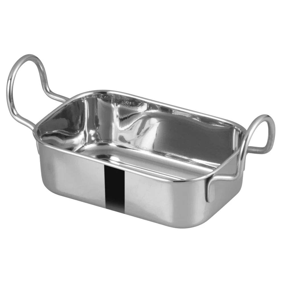 EcoQuality – wholesale Baking dish – DDSB-101S to 204C 4-1/2" to 5-3/4"x 3-3/4" Copper Plated Mini Roasting Pan3