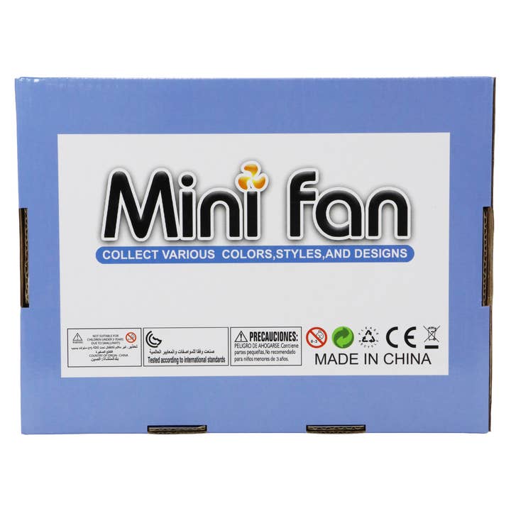 ASSORTED Square Bear Handheld Electric Fan with Display Box for wholesale on Faire3