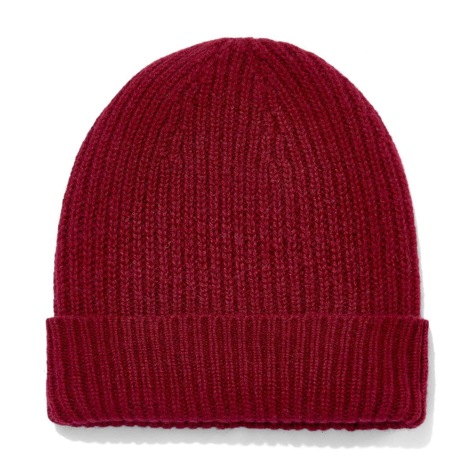 Paul James Knitwear - Wholesale Beanie - Men's - 100% Cashmere Ribbed Beanie Hat1