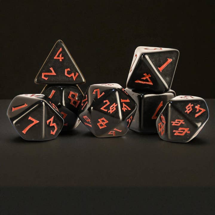 Conjunto de Dados Acrílicos Destierro para venta al por mayor de Misty Mountain Gaming