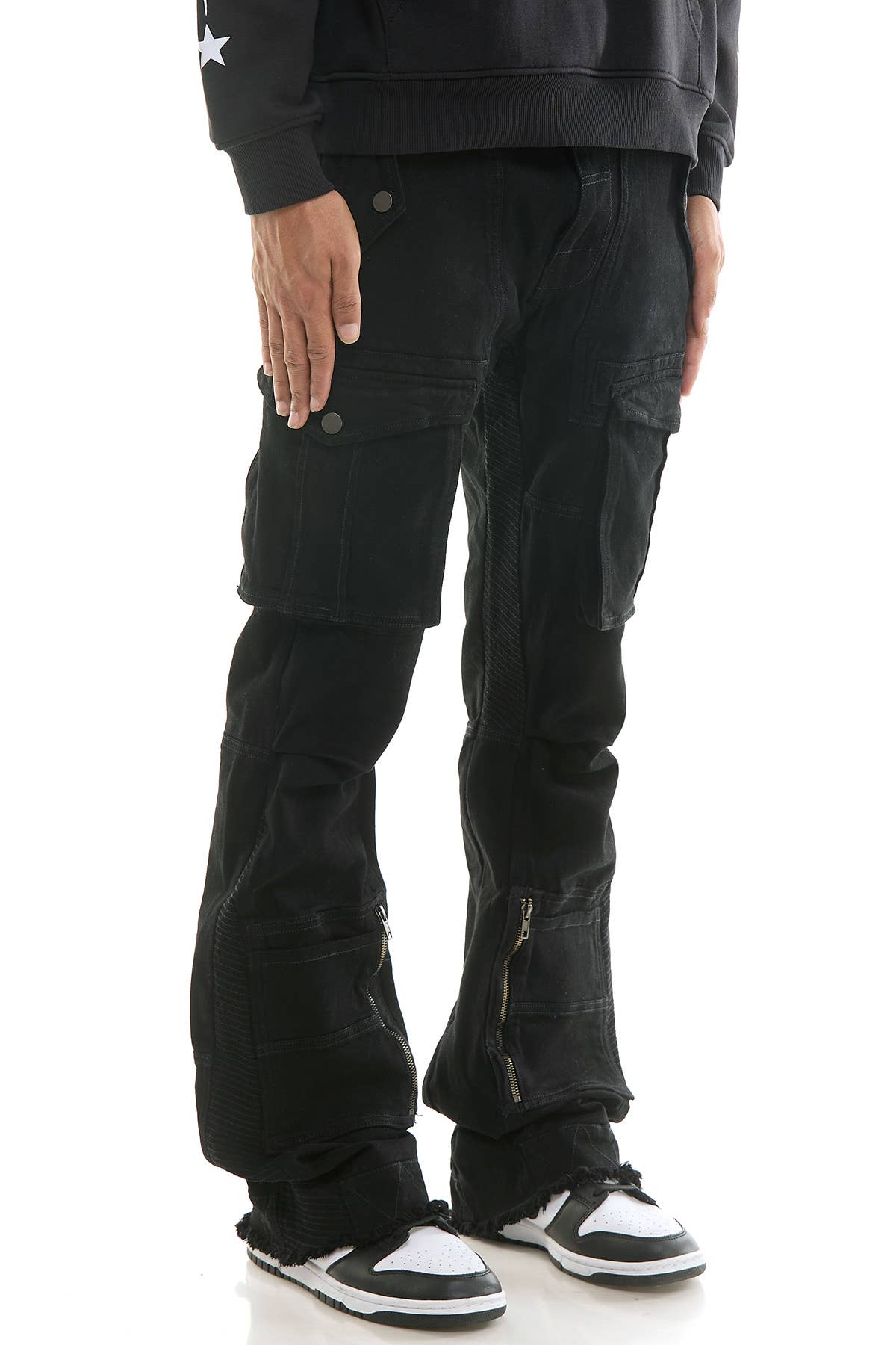 KDNK - Wholesale Pants - Men's - CARGO FLARE PANTS9