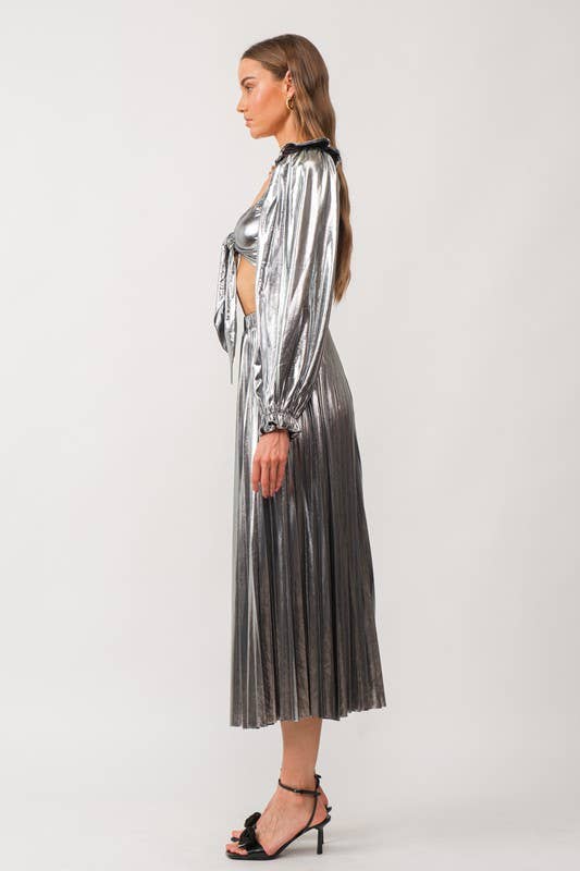 Alessandra Silver Blouse for wholesale on Faire3