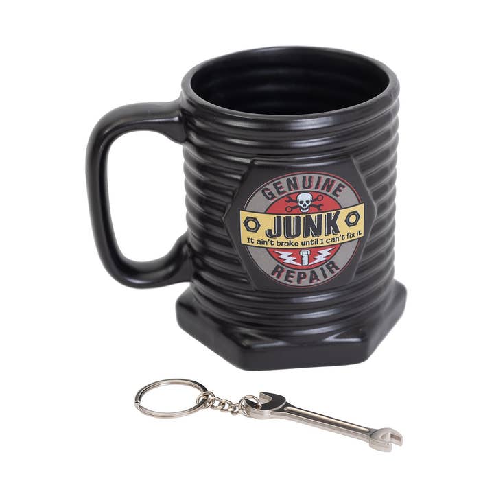 Nuts & Bolts Mug - Junk Repair for wholesale by Mad Man
