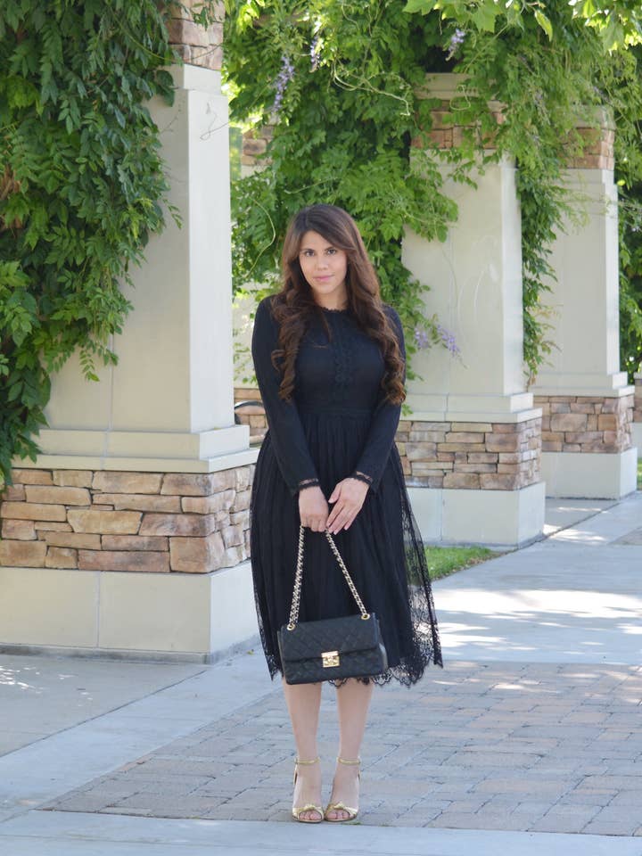 Sydney Black Lace Dress for wholesale by Skirt Society