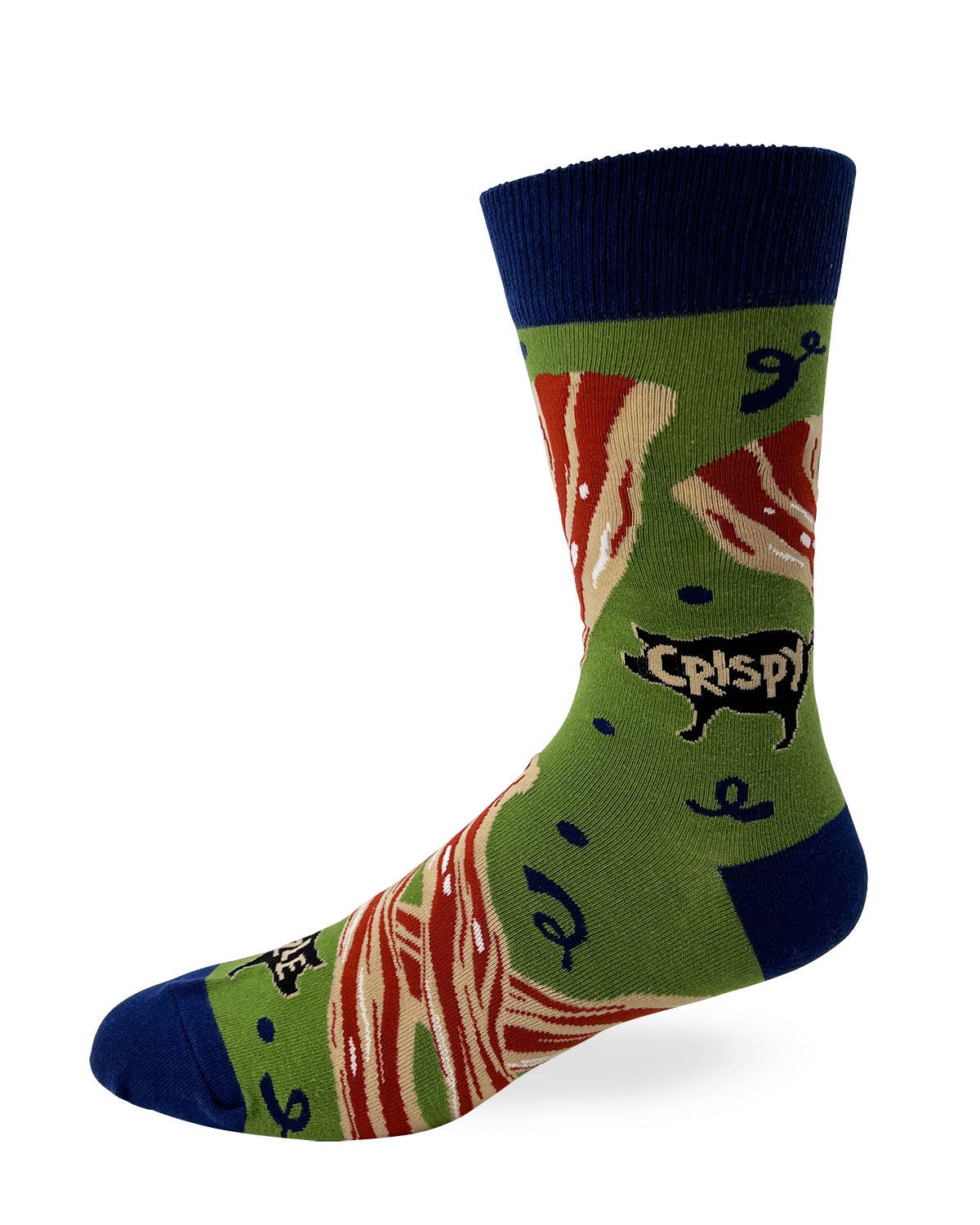 Fabdaz - Wholesale Socks - Men's - Bacon Makes Everything Better Men's Novelty Crew Socks2