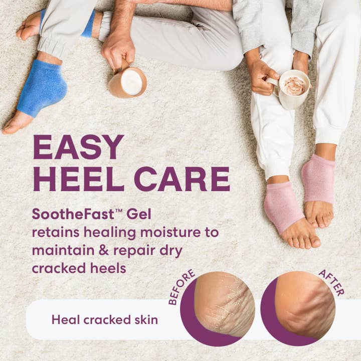 Dr. Frederick's Original - Wholesale Moisturizing Socks - Moisturizing Heel Socks - Fuzzy - 1 Pair - Relaxing Rose4