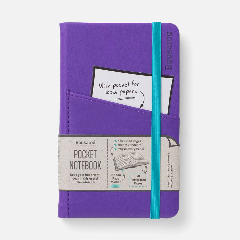 if USA - Wholesale Notebook - Bookaroo A6 Pocket Notebook0