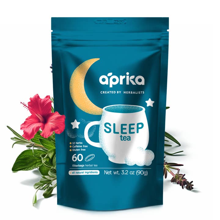 Feito na Ucrânia Natural Herbal Sleep Tea, 12 ervas - 60 bags por atacado de Aprikalife
