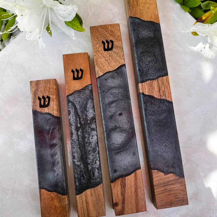 Resin BLACK for wholesale by A&S Mezuzot