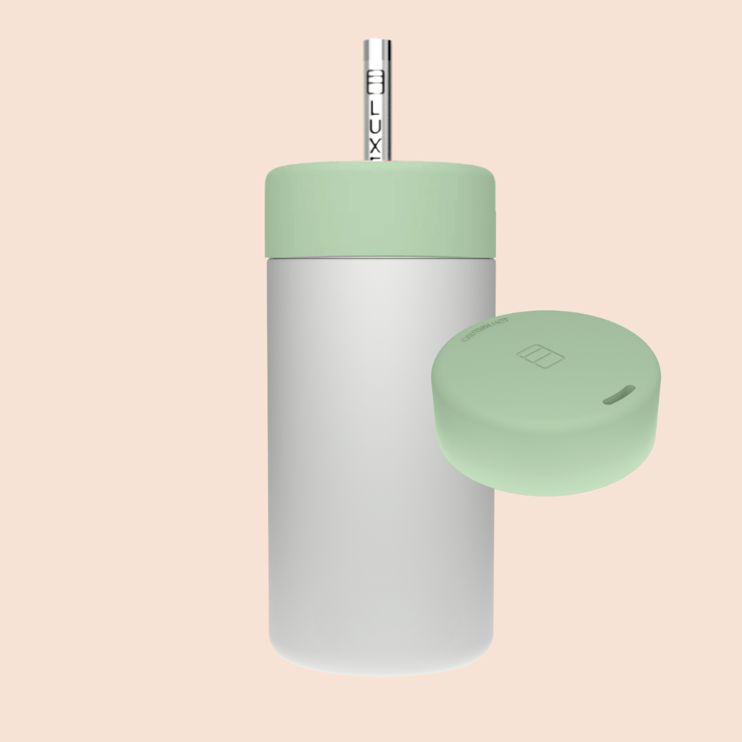 Luxey Cup – wholesale Isolerade dryckesvaror – GRÅ - Duo Switch Rostfritt Stål Mugg 12oz11