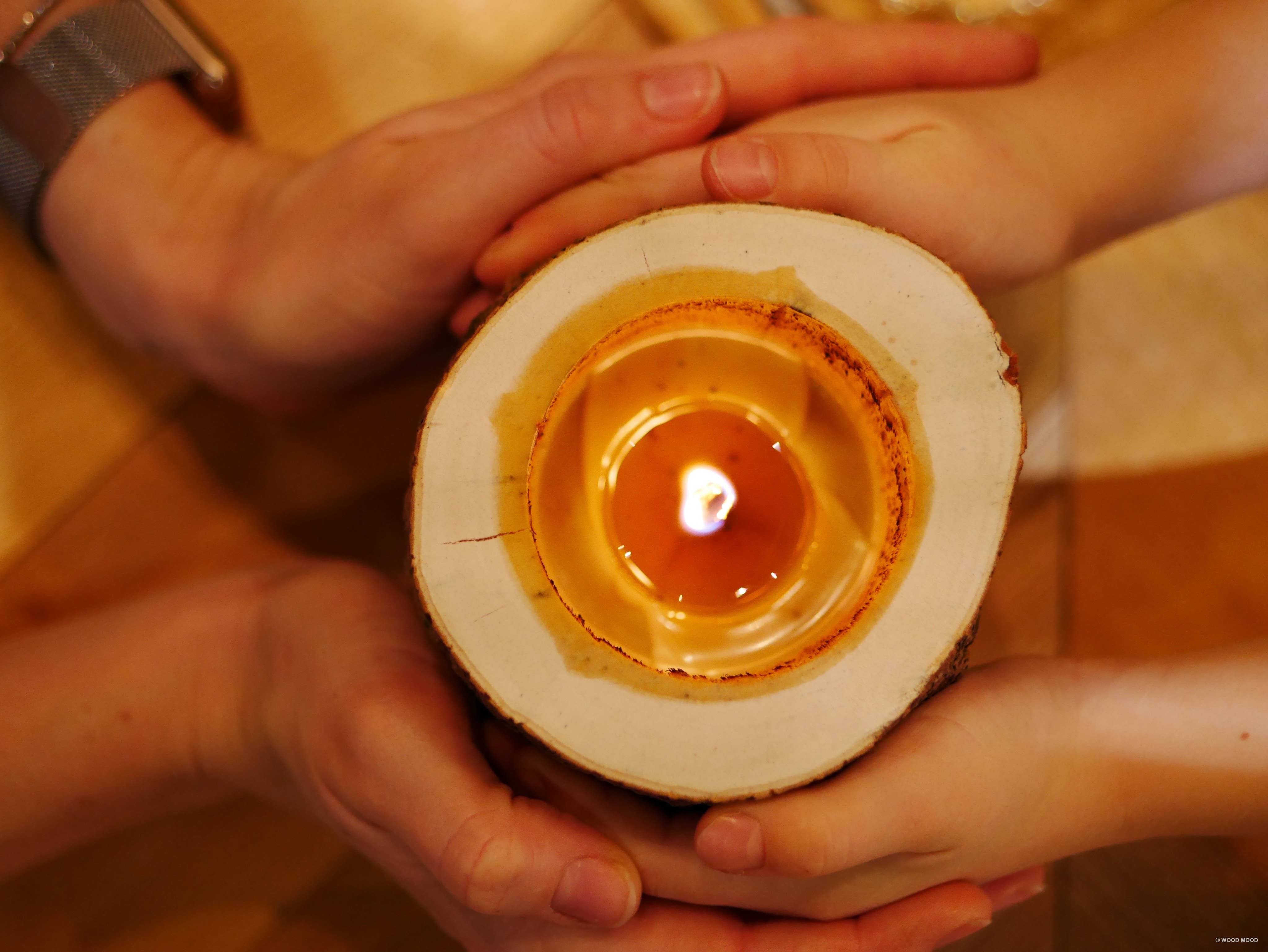 WOOD MOOD - Vendita all'ingrosso Candela in vasetto - Rocky Original | candela riutilizzabile con olio essenziale di pino11