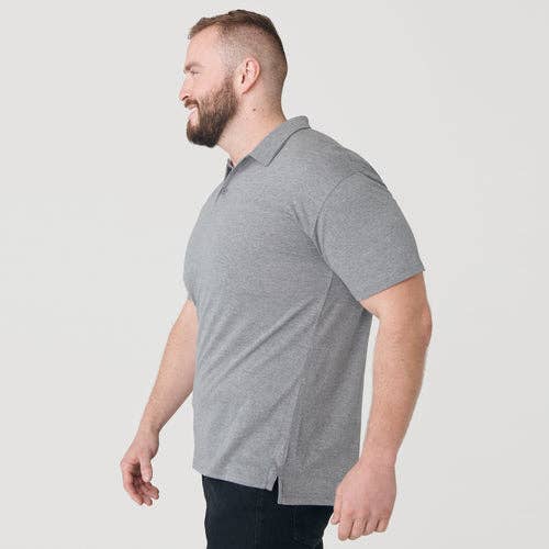 True Classic - Wholesale Polo - Men's - Short Sleeve Shirt | Polo | Heather Gray2
