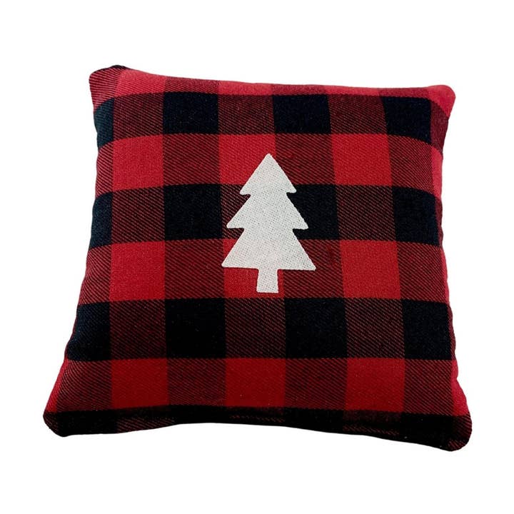 Red and Black Check Sachets with Choice of Applique Design and Scent for wholesale by Perry Home Naturals