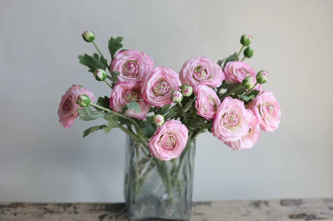 Angel Isabella - Wholesale Kunstbloemen - 18 inch ultrarealistische kunstbloem ranonkel met echte textuur9