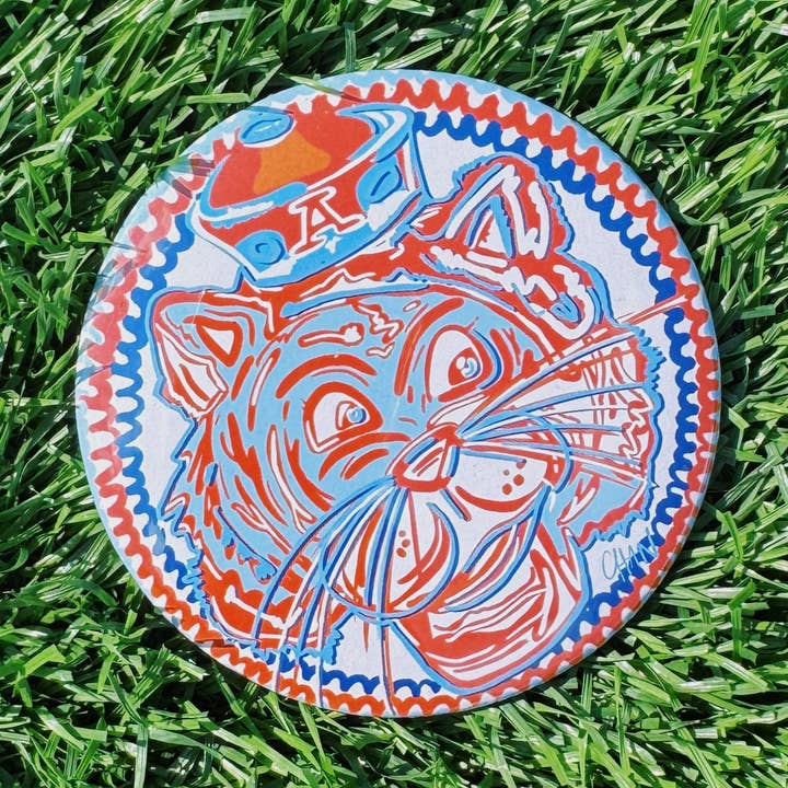 Bouton Tigre pour la vente par chanartchanart