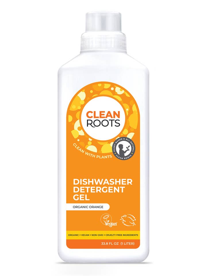 Dishwasher Detergent Gel | Organic Orange | 33.8 fl oz for wholesale by Clean Roots