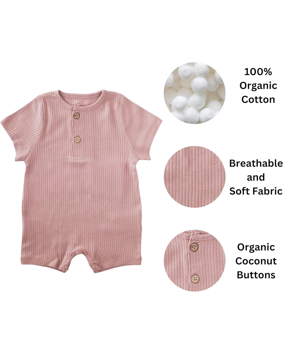 Himmelberg Baby - Wholesale Bodysuit (Non-Footed) - Baby - Organic Cotton Ribbed Rompers for Newborns11