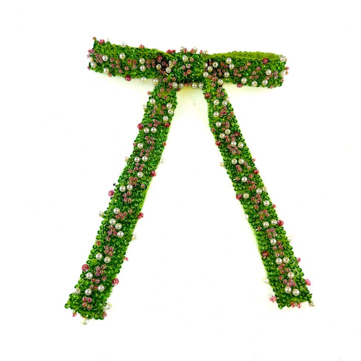 rosie + belle - Wholesale Hair Bow - Women's - Beaded Hair Bow1