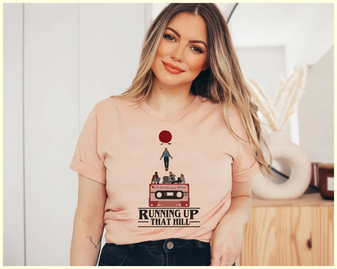 House Of Rodan - Wholesale T-Shirt (Graphic) - Women's - Running Up That Hill - Stranger Things Inspired T-Shirt0