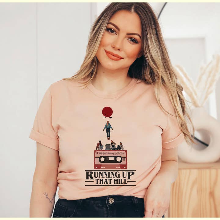 House Of Rodan - Wholesale T-Shirt (Graphic) - Women's - Running Up That Hill - Stranger Things Inspired T-Shirt