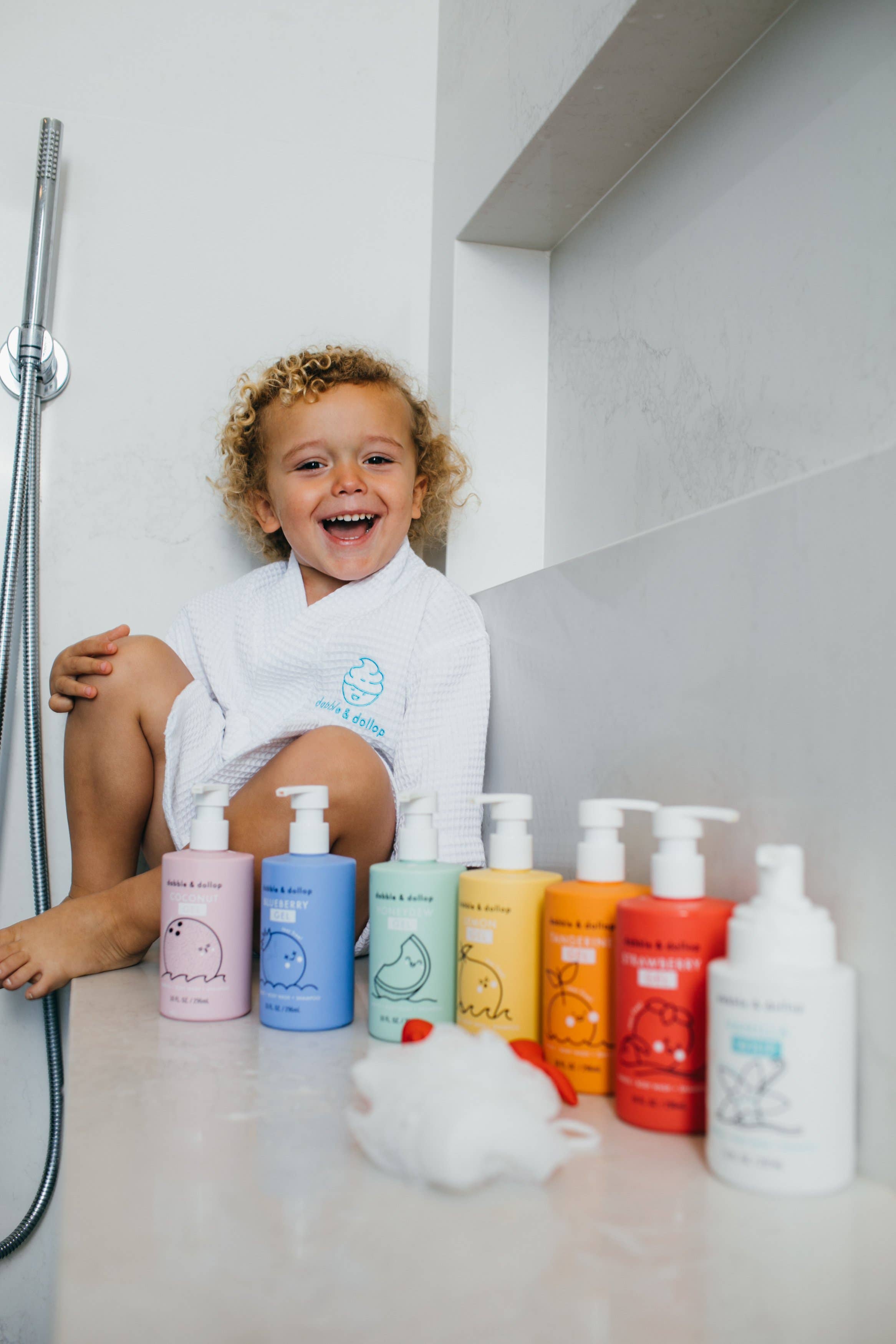 Dabble & Dollop® - Wholesale Body Wash/Shower Gel - Kids & Baby - All-Natural Blueberry Shampoo, Body Wash & Bubbles5