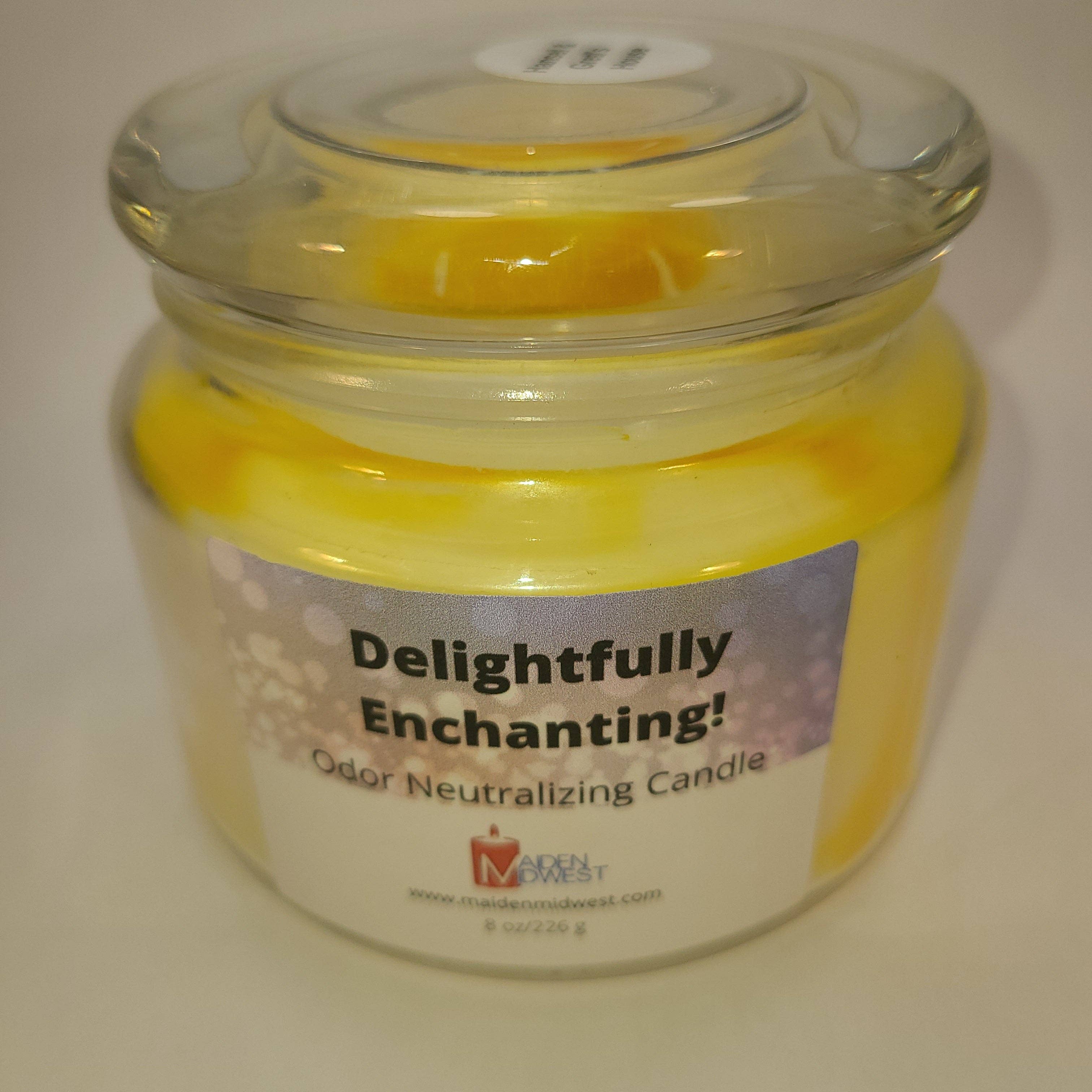 Maiden Midwest - Wholesale Jar/Filled Candle - Unscented Odor Eliminating Candle (8 ounce)1