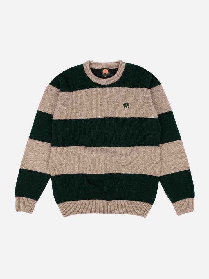 Sella Knit Pine Green/Nomad Brown for wholesale by Trendsplant Clothing