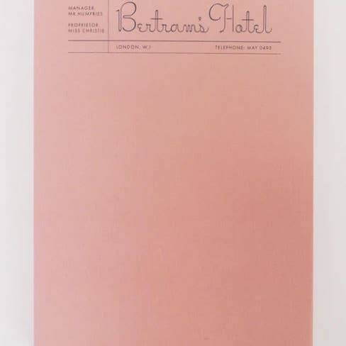 Herb Lester Associates - Wholesale Notepad - Bertram's Hotel: Fictional Hotel Notepad Set2