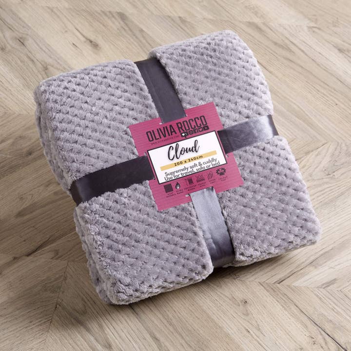 LOOMWORKS LTD – wholesale Throw blanket – Cloud Honeycomb Throw7