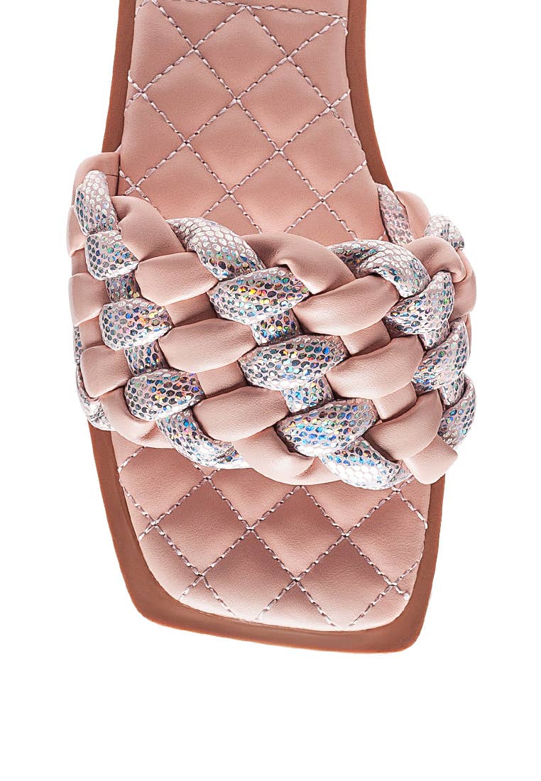 Rag Company - Wholesale Flats/Loafers - Women's - ALLIUM METALLIC WOVEN STRAP FLATS7