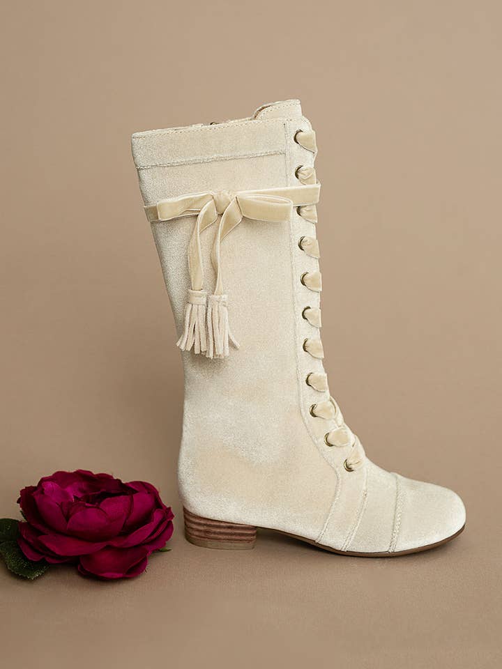 Marija Tall Boot in Champagne for wholesale by Joyfolie