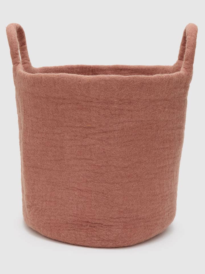 Spielzeugkorb in Rosa - Mittelgroß für den Großhandel von Philé