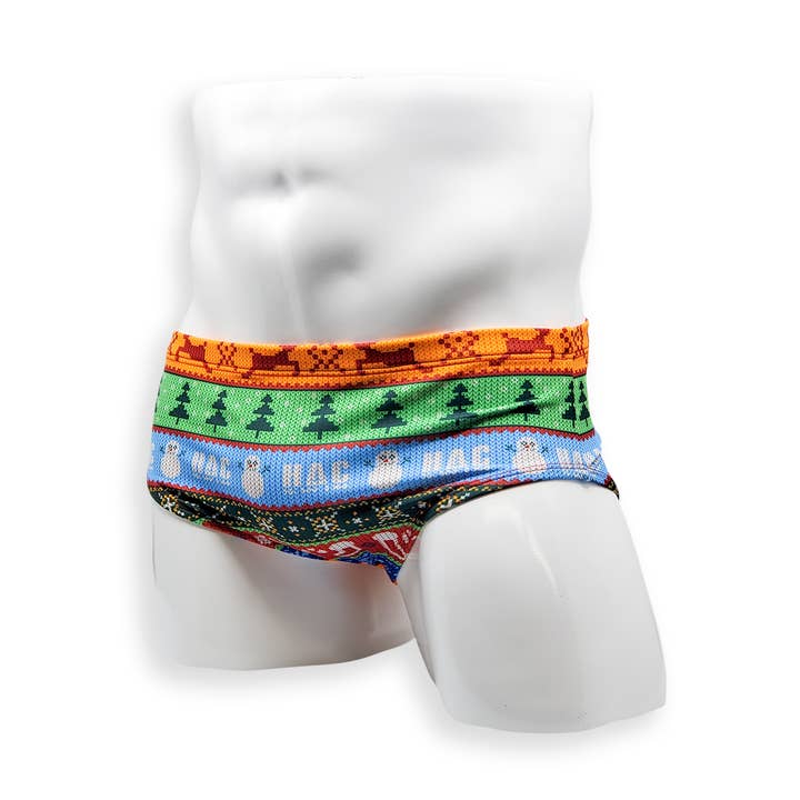 Mens Vintage Cut Swim Brief - Ful jultröja för wholesale av HAC Swim