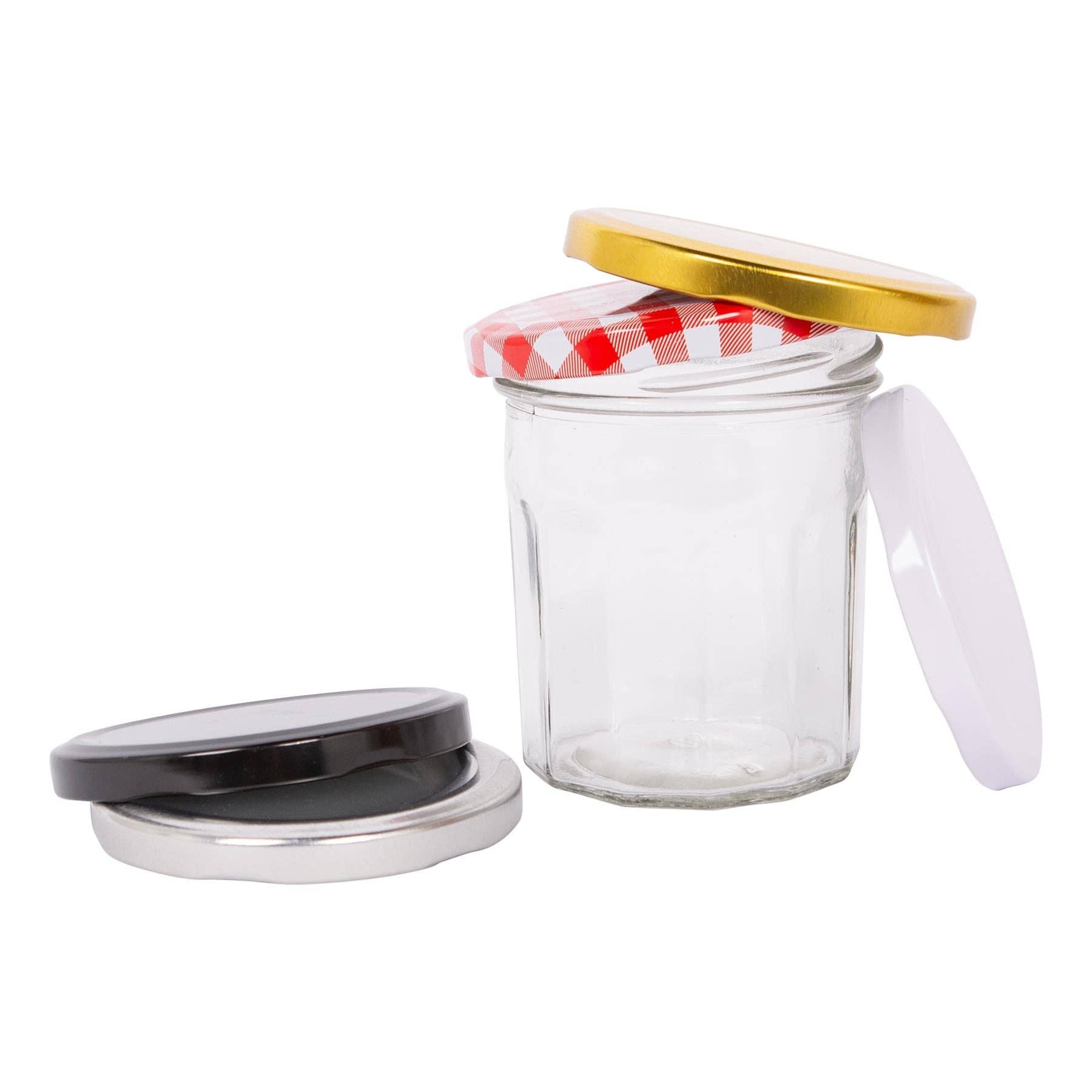 Rinkit Pty Ltd - Wholesale Jar - 310ml Glass Jam Jar with Lid - By Argon Tableware22