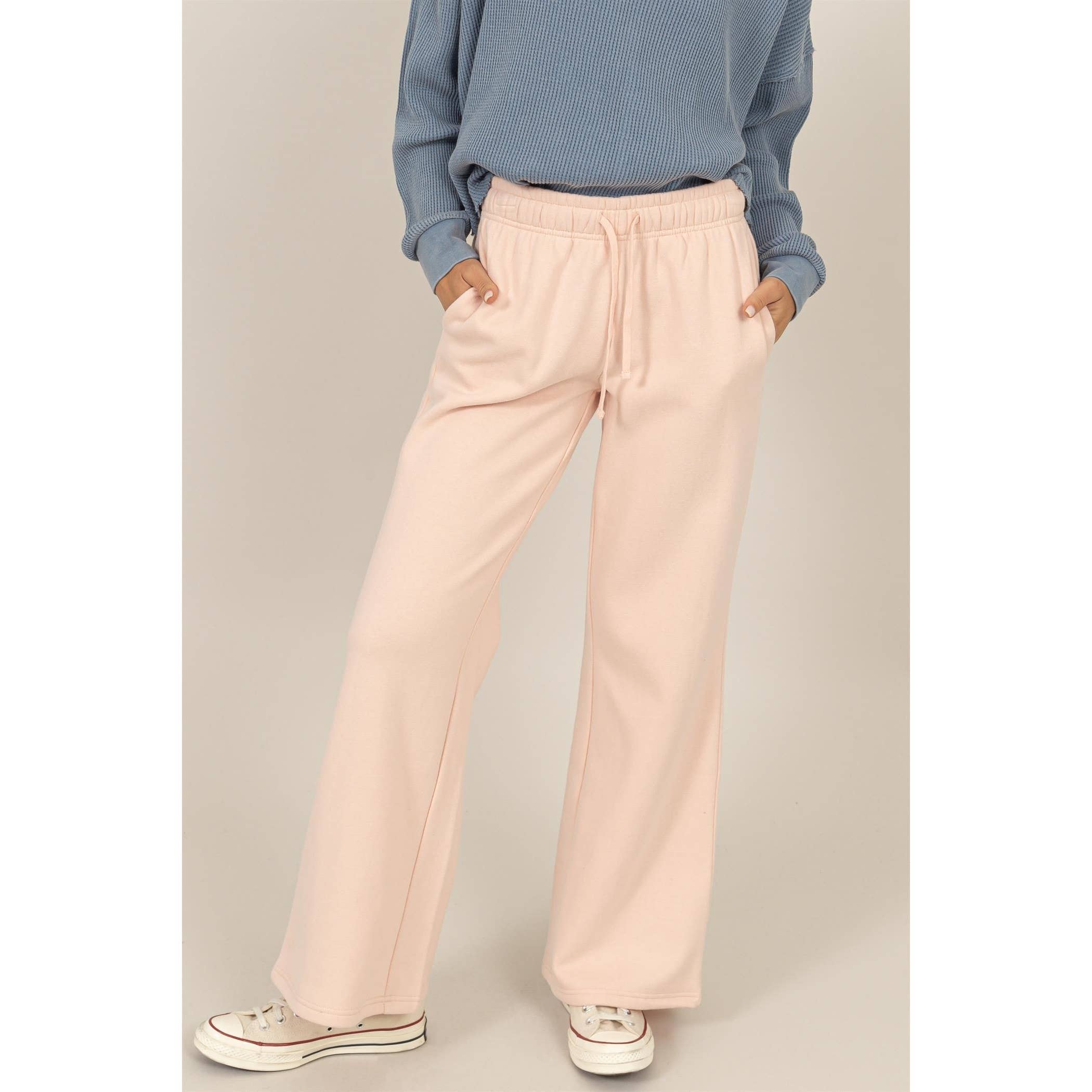 HYFVE - Vendita all'ingrosso Pantalone - Donna - Pantaloni a Gamba Larga con Coulisse a Vita Media27