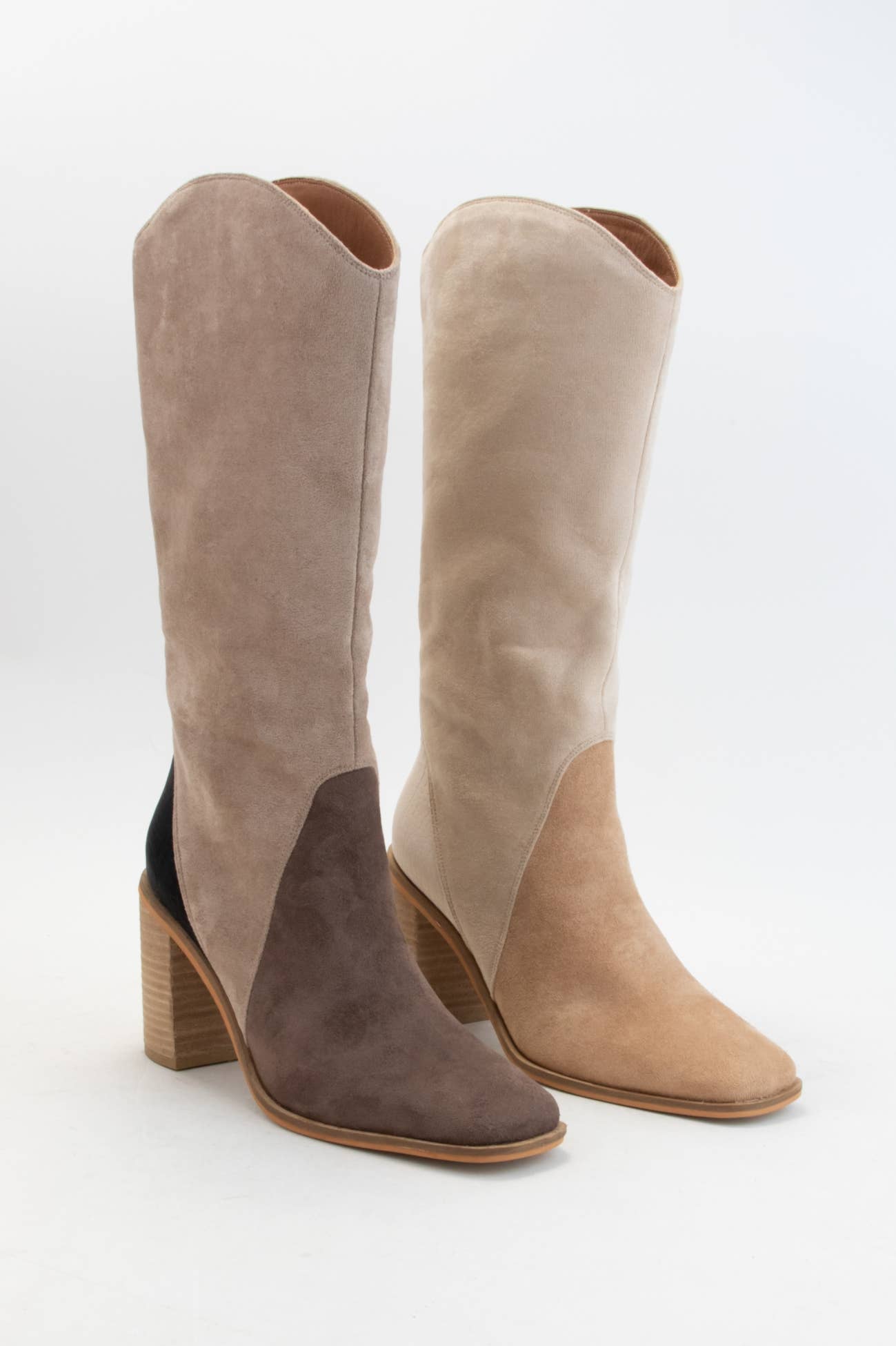 CCOCCI - Vente Bottes – femme - MINI-PACK CCOCCI | BOTTES HAUTES TRICOLORES KRISTIN5