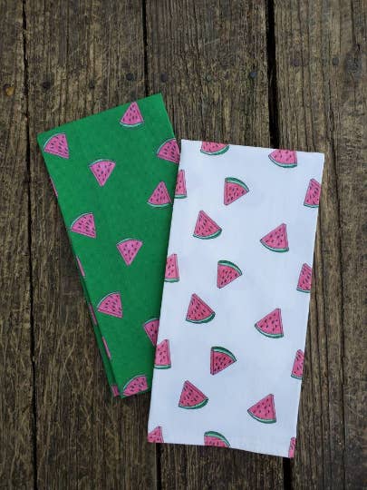Watermelon Tea Towel for wholesale by Maple Moon Designs