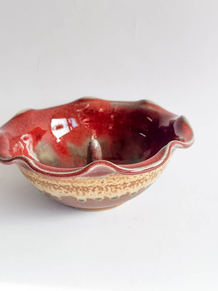 Handmade Ceramic Apple Baker Bowl Trinket Dish for wholesale by Heirloom & Honey