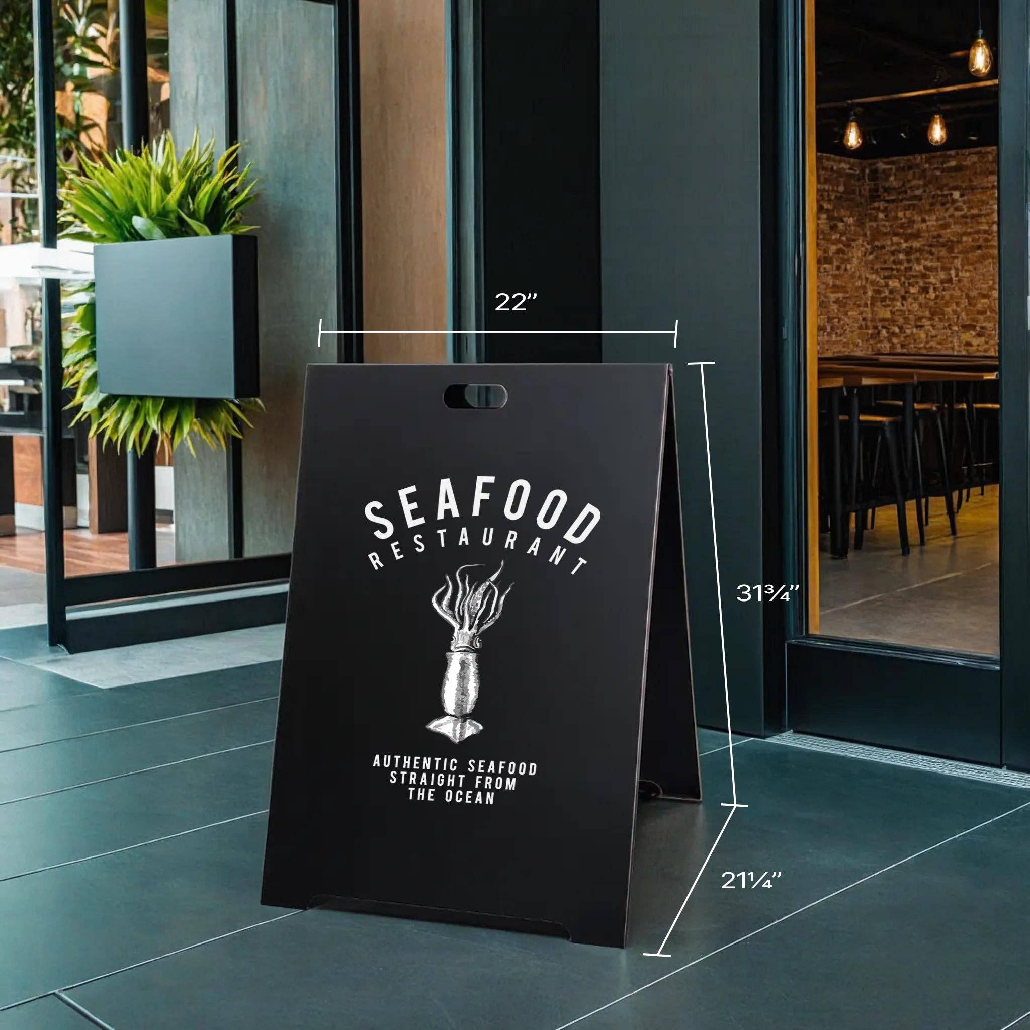 DisplayCanada - Wholesale Outdoor Sign - Magnetic Metal Plated Sandwich Board #MP-BOARD0313