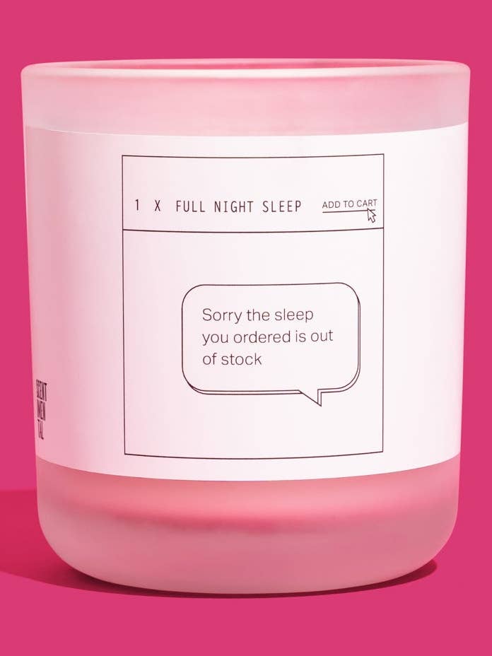 1 x FULL NIGHT SLEEP - SCUSA, IL SONNO CHE HAI ORDINATO È ESAURITO per la vendita all'ingrosso da parte di Scentimental