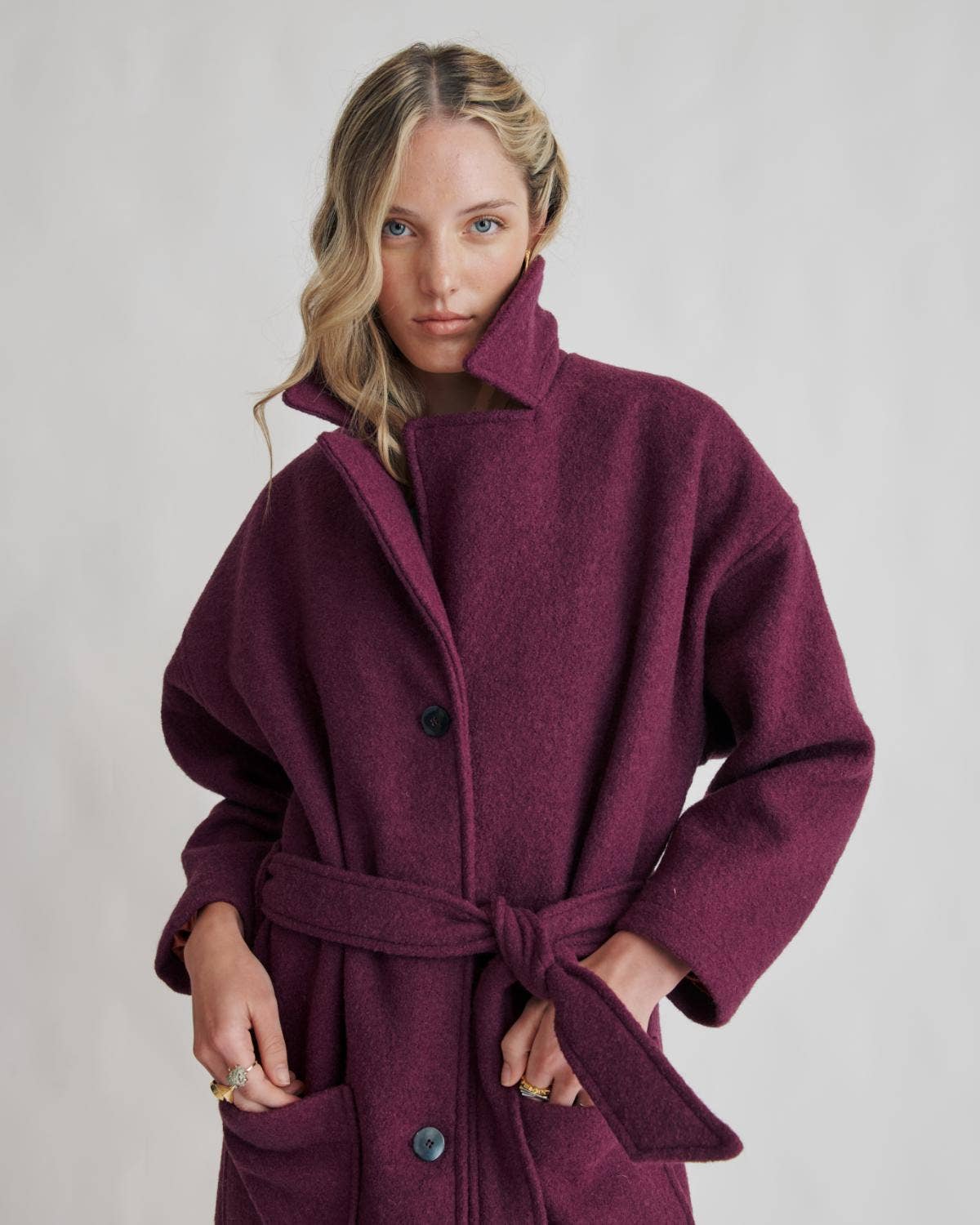 Malahierba - Wholesale Coat - Women's - Lance Coat. Felted wool coat (100%)2