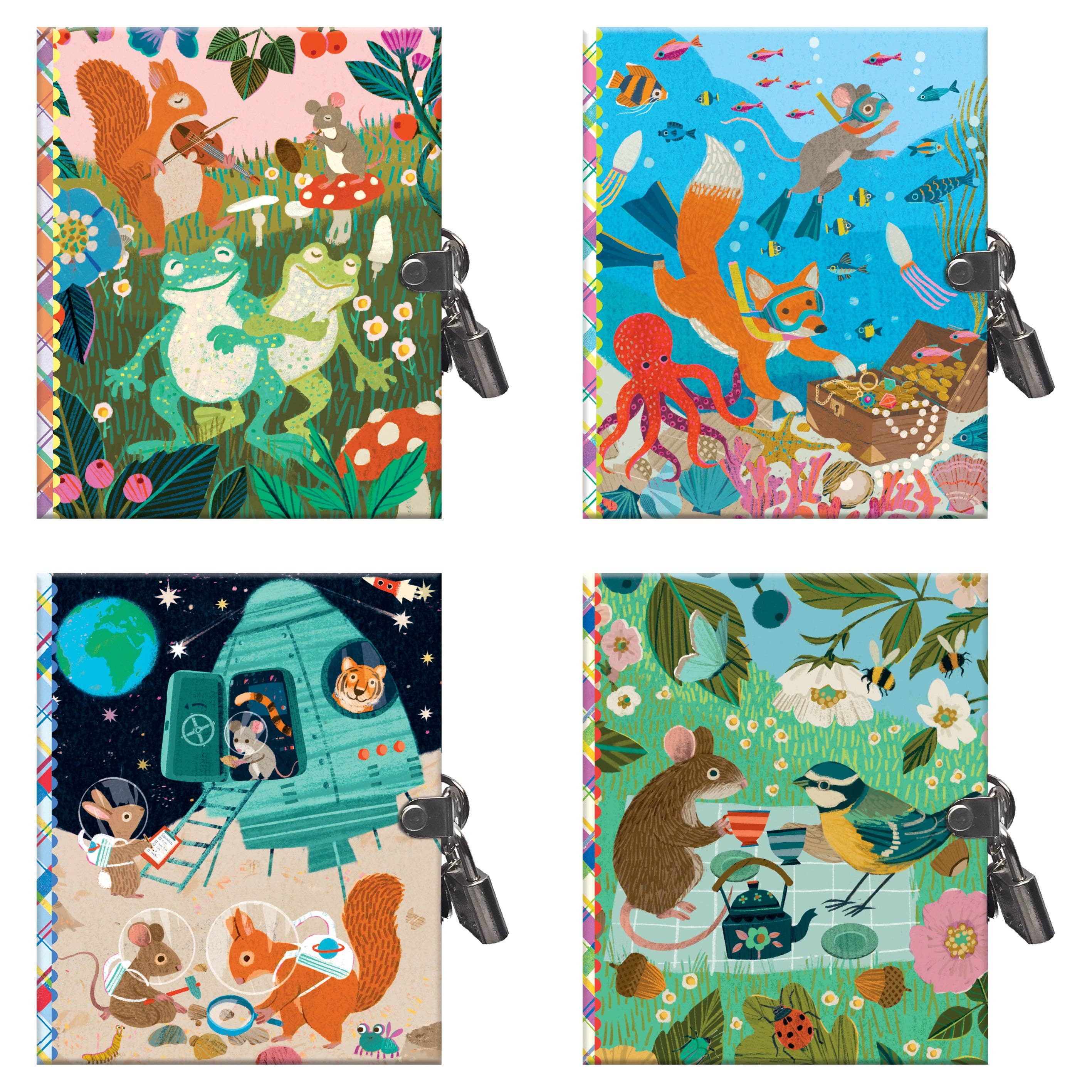 eeBoo - Wholesale Journal/Diary - Kids - Very Small Journal Victoria Assortment1