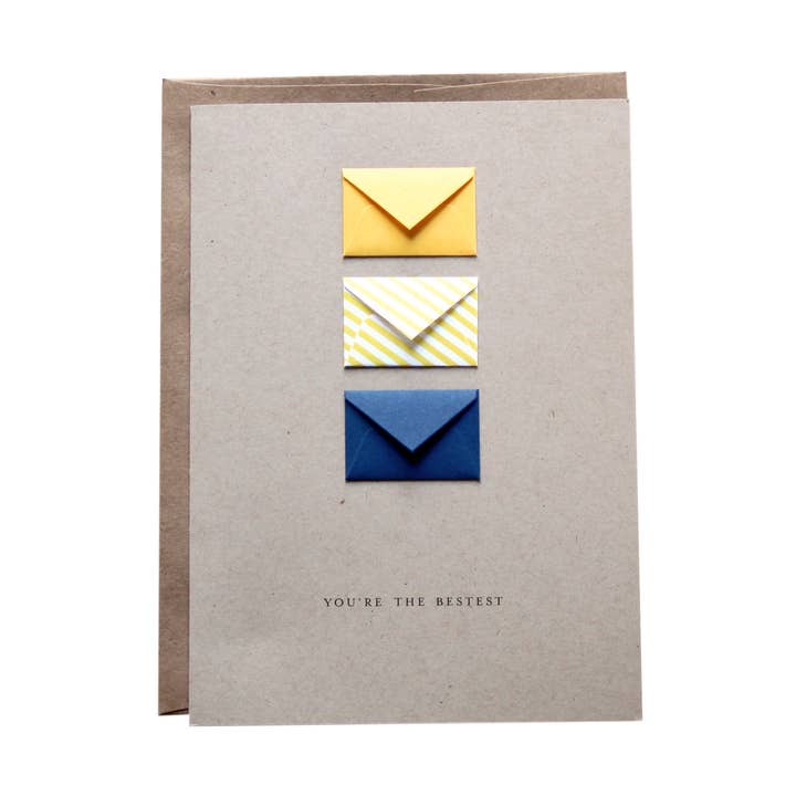 Lemon Drop Papers, Inc. - Wholesale Everyday Greeting Card - The Bestest Butterscotch Tiny Envelopes Card0