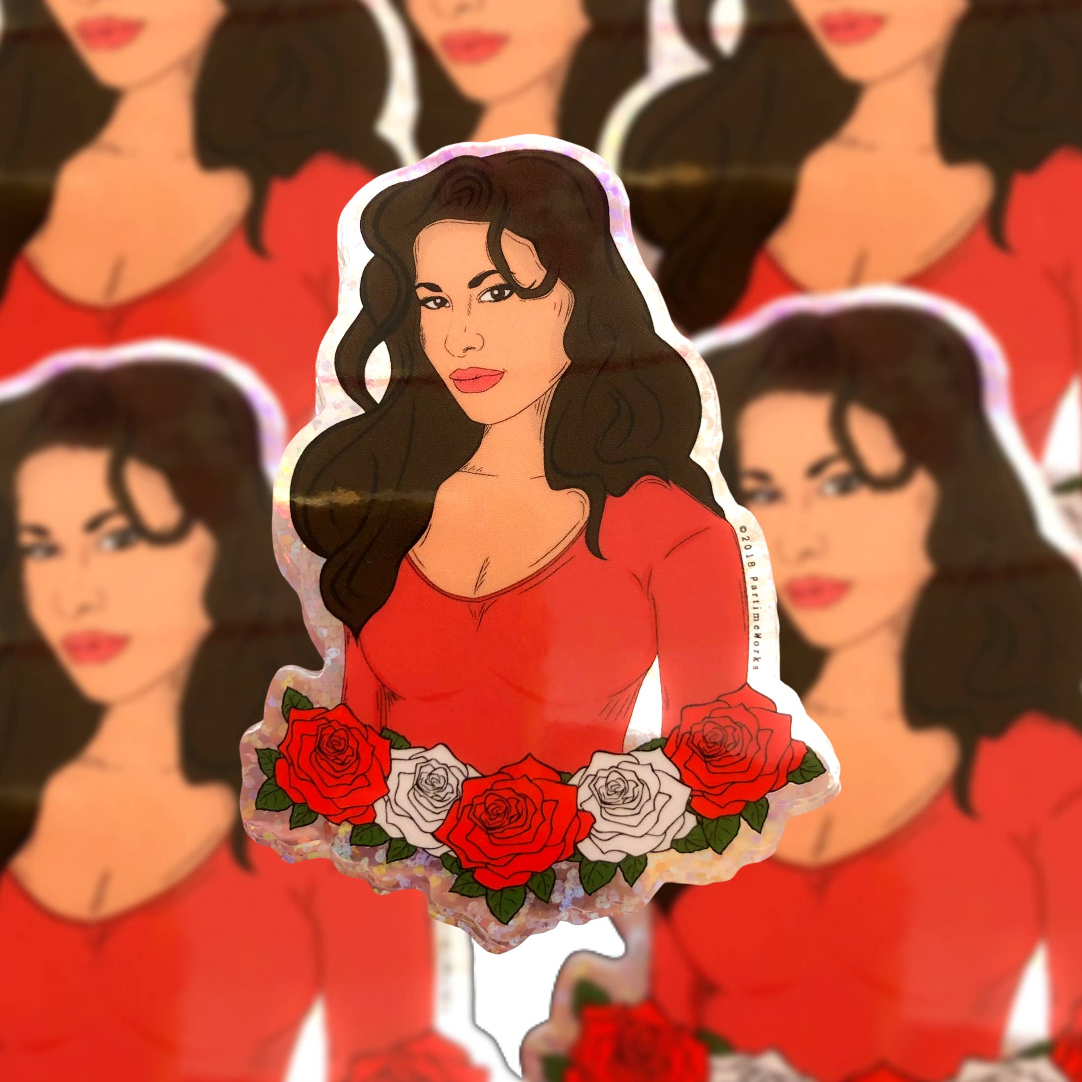 PARTIMEWORKS - Wholesale Sticker - Selena - La Bonita 3" Sticker10