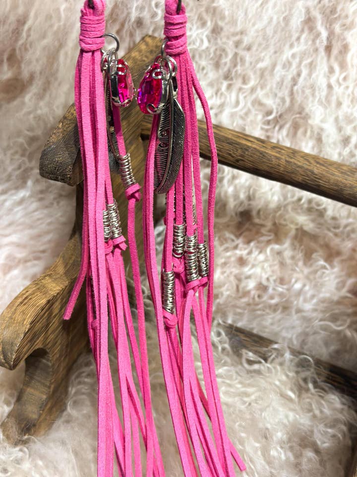 Earring Pinky Fringe for wholesale by Sandra Ling Designs