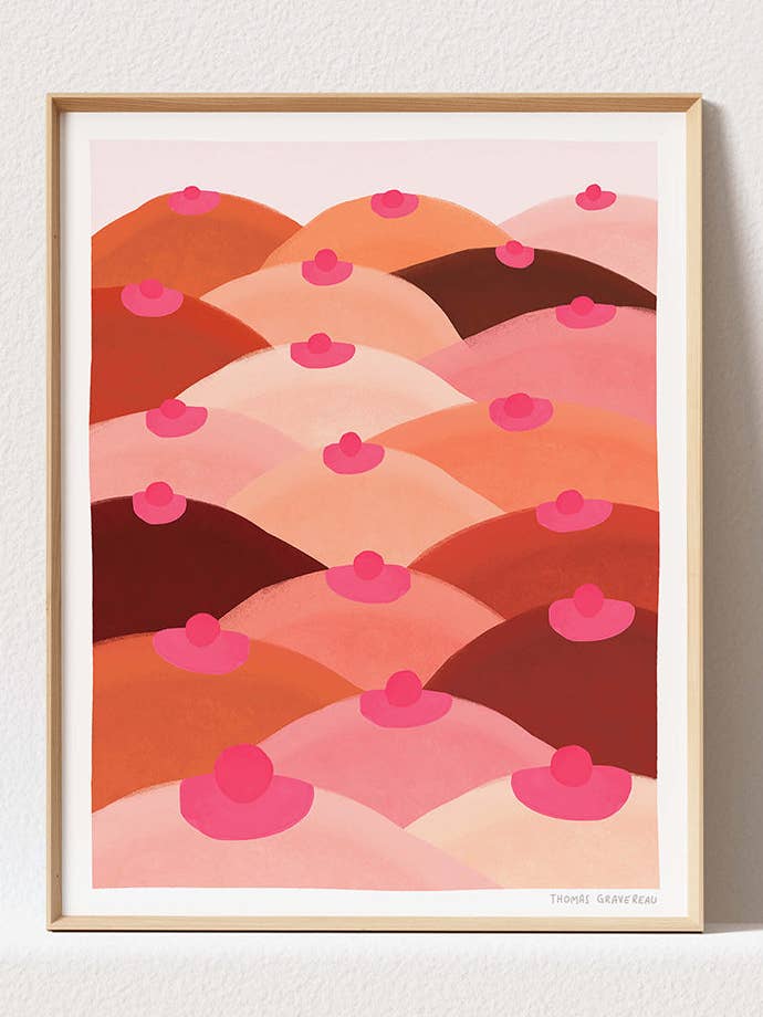 Tirage d'art "Seinhara - Désert de boobs" (A3) pour la vente par Thomas Gravereau