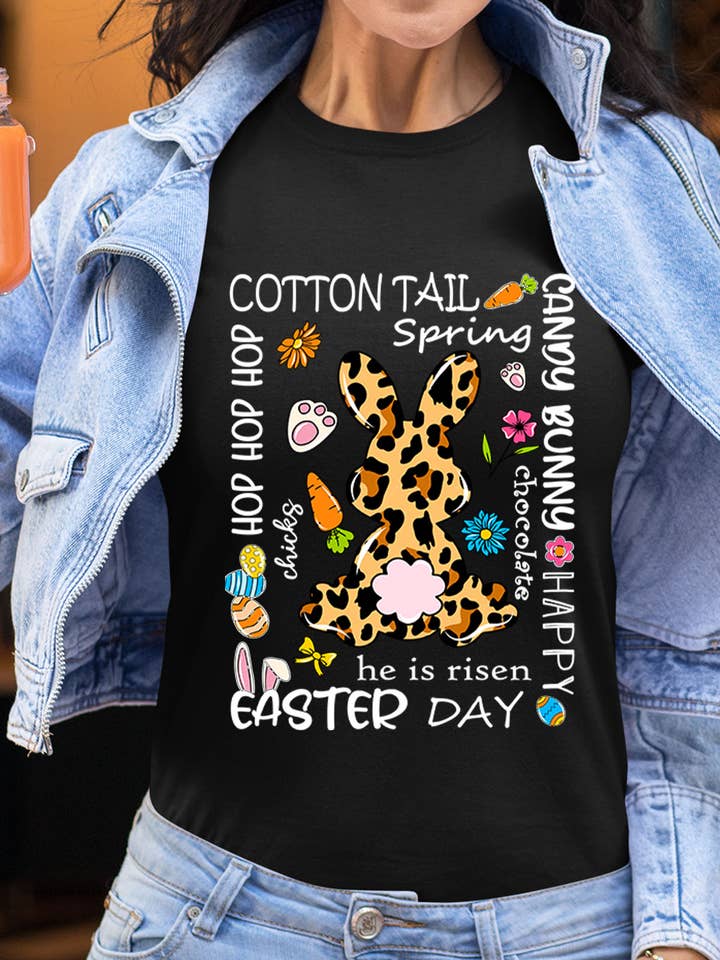 T-shirt girocollo da donna | Cotton Tail per la vendita all'ingrosso da parte di IALD