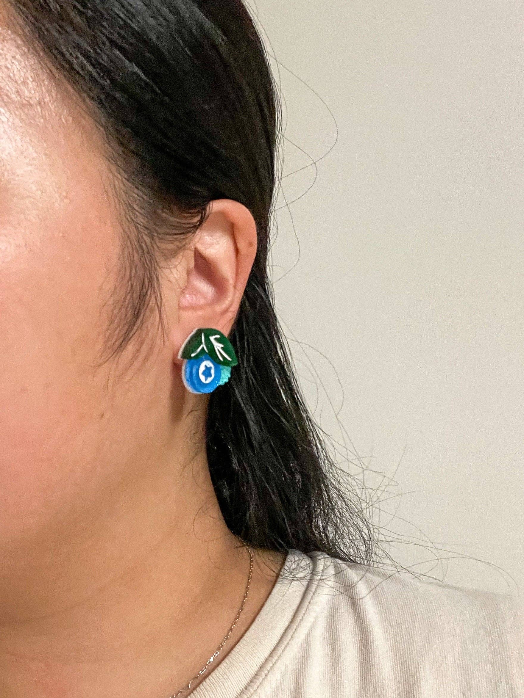 Sunnie Creative - Wholesale Dangle Earrings - Mini Blueberry Dangle1